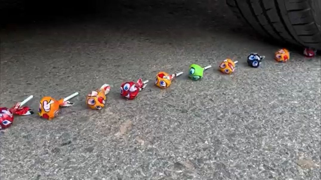 Car vs Giant Slime Balls With Crushing Soft Crunchy Things &amp;amp; Experiment Car Coca-Cola, S